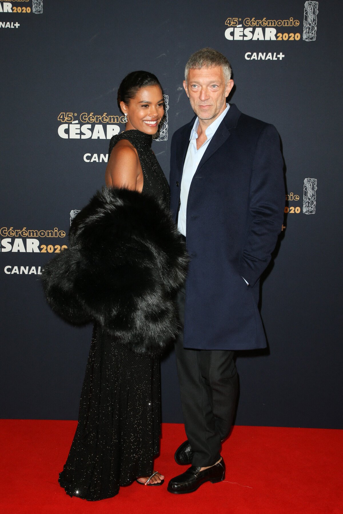 Photo Vincent Cassel Et Sa Femme Tina Kunakey Lors Du Photocall Lors De La 45ème Cérémonie Des 9453