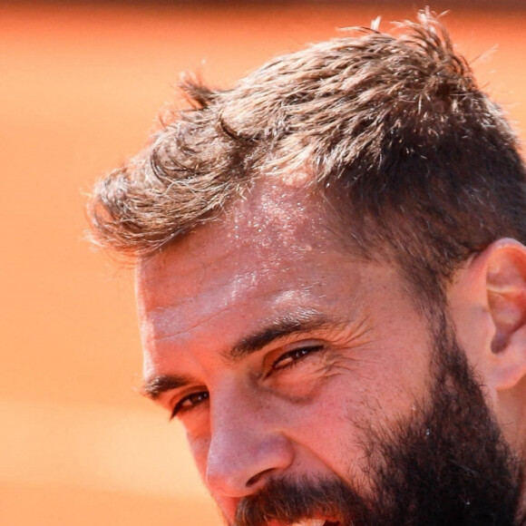 Benoît Paire en double lors des internationaux de tennis Open ATP 250 Emilia Romagna 2021 à Parme, Italie, le 27 mai 2021.