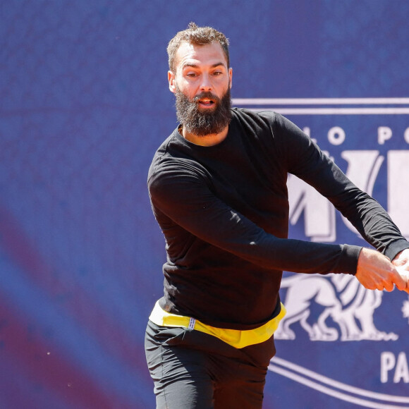 Benoît Paire en double lors des internationaux de tennis Open ATP 250 Emilia Romagna 2021 à Parme, Italie, le 27 mai 2021.