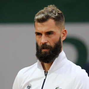 Benoit Paire se qualifie pour le deuxième tour des internationaux de tennis de Roland-Garros à Paris face au coréen Soonwoo Kwon.. © Dominique Jacovides / Bestimage