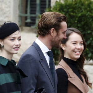 Béatrice Borromeo et son mari Pierre Casiraghi, la princesse Alexandra de Hanovre - La famille princière de Monaco lors de la Fête nationale monégasque à Monaco. Le 19 novembre 2019 © Dylan Meiffret / Nice Matin / Bestimage