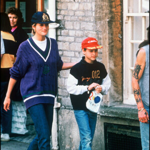 Diana et son fils William en 1993.