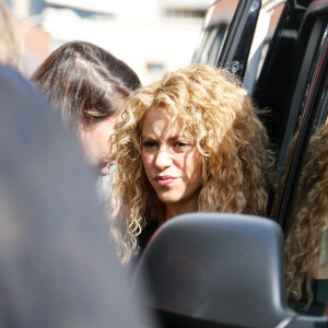 Shakira à la sortie du tribunal après son audition dans son affaire de fraude fiscale le 6 juin 2019.