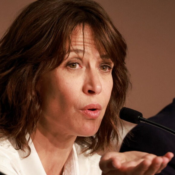 Sophie Marceau lors de la Conférence de presse du film "Tout s'est bien passé" lors du 74ème festival international du film de Cannes le 8 juillet 2021. © Borde / Jacovides / Moreau / Pool / Bestimage 