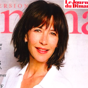 Sophie Marceau en couverture de Version Femina