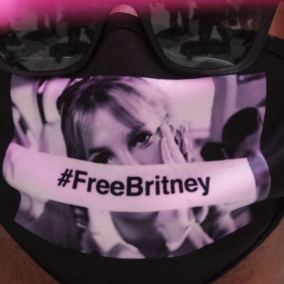 Les fans de Britney Spears sont venus supporter leur idole devant le tribunal de Los Angeles, avec leur slogan 