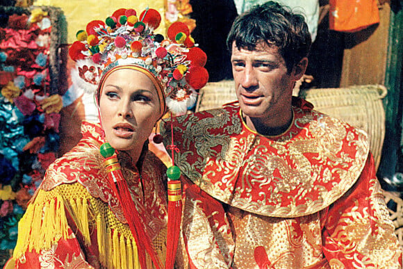 Archives - Jean-Paul Belmondo et Ursula Andress dans le film "Les Tribulations d'un chinois en Chine".