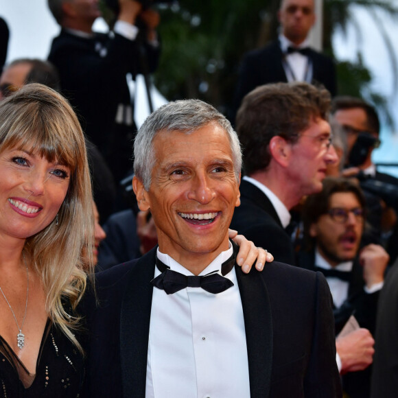 Nagui (Nagui Fam) et sa femme Mélanie Page à la première de "Douleur et Gloire" lors du 72ème Festival International du Film de Cannes, le 17 mai 2019. © Rachid Bellak/Bestimage