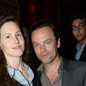 Justine Levy et son compagnon Patrick Mille - Lancement du livre de Patrick Pelloux au Buddha-Bar à Paris, le 5 juin 2014.
