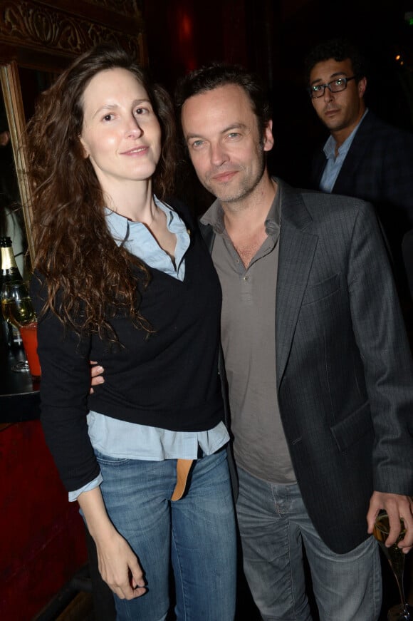 Justine Levy et son compagnon Patrick Mille - Lancement du livre de Patrick Pelloux au Buddha-Bar à Paris, le 5 juin 2014.