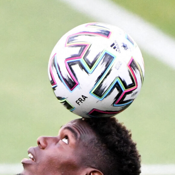 Paul Pogba lors de l'entraînement de l'équipe de France de football pendant UEFA EURO 2020, à Budapest, Hongrie, le 21 juin 2021. © Anthony Bibard/FEP/Panoramic/Bestimage