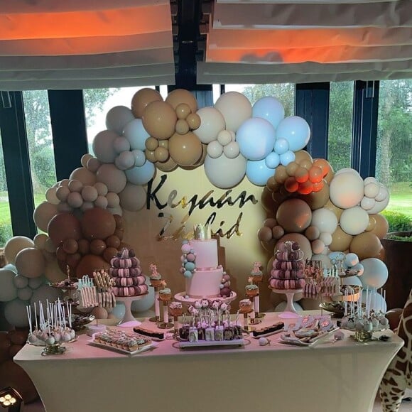 Photo de l'anniversaire du fils de Paul et Zulay Pogba.