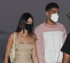 Exclusif - Kendall Jenner et son compagnon Devin Booker quittent le restaurant Nobu à Malibu le 29 août 2021.