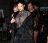Kylie Jenner, enceinte, arrive à la soirée d'anniversaire de Fai Khadra au restaurant "Lucali" à New York City, New York, Etats-Unis. 
