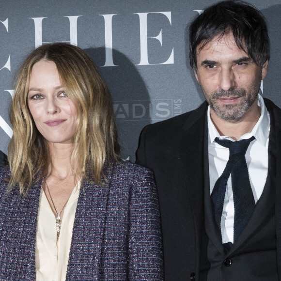 Vanessa Paradis, son compagnon Samuel Benchetrit (réalisateur) - Avant-première du film "Chien" au cinéma MK2 Bibliothèque à Paris, France, le 5 mars 2018. © Olivier Borde/Bestimage 