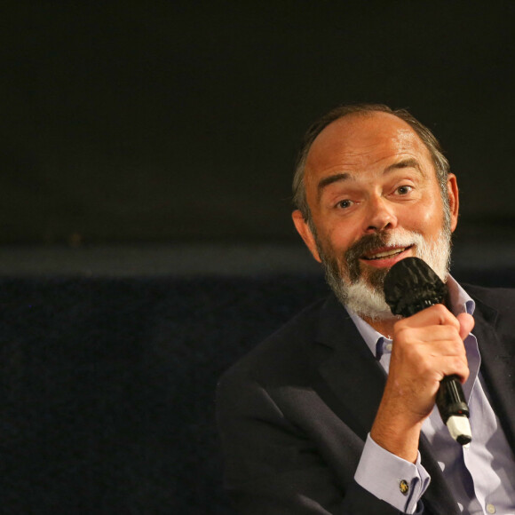 Rencontre avec Edouard Philippe lors du Festival Series Mania à Lille, France, le 30 août 2021. © Stéphane Vansteenkiste/Bestimage