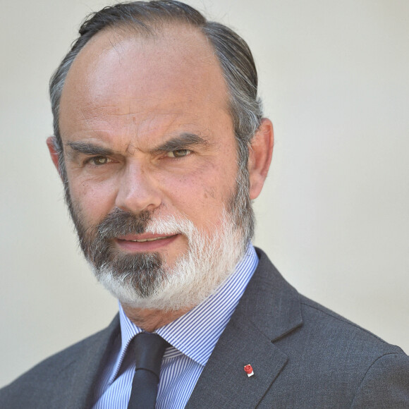 Edouard Philippe lors de la cérémonie d'adieu aux armes du Général François Lecointre, à l'hôtel national des Invalides le 21 juillet 2021 © Eliot Blondet / Pool / Bestimage 