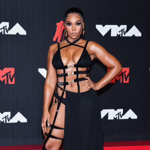 Ashanti assiste aux MTV Video Music Awards 2021 au Barclays Center. Brooklyn, New York, le 12 septembre 2021.