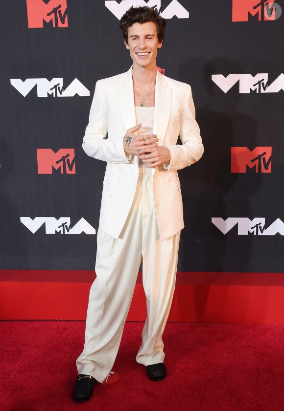 Shawn Mendes aux MTV Video Music Awards à New York le 12 septembre 2021.