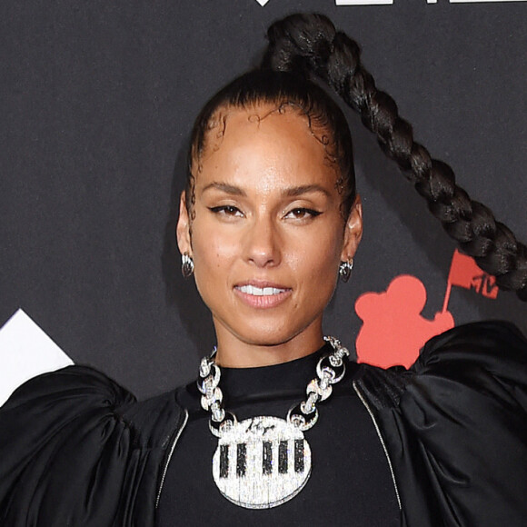 Alicia Keys aux MTV Video Music Awards à New York le 12 septembre 2021.