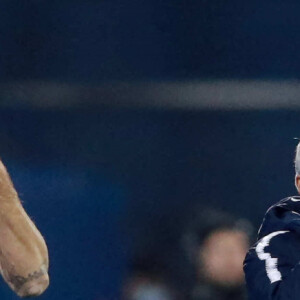 Didier Deschamps et l'équipe de France de football s'imposent face à la Croatie (2-1) en ligue des Nations au Stade Maksimir à Zagreb le 14 octobre 2020. © Nikola Krstic / Panoramic / Bestimage