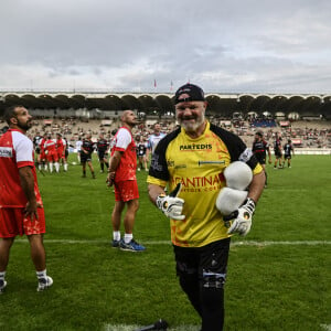 Philippe Etchebest participe à la deuxième édition du match des Légendes "La revanche" au stade Chaban-Delmas à Bordeaux le 13 septembre 2021. © Thierry Breton/Panoramic/Bestimage