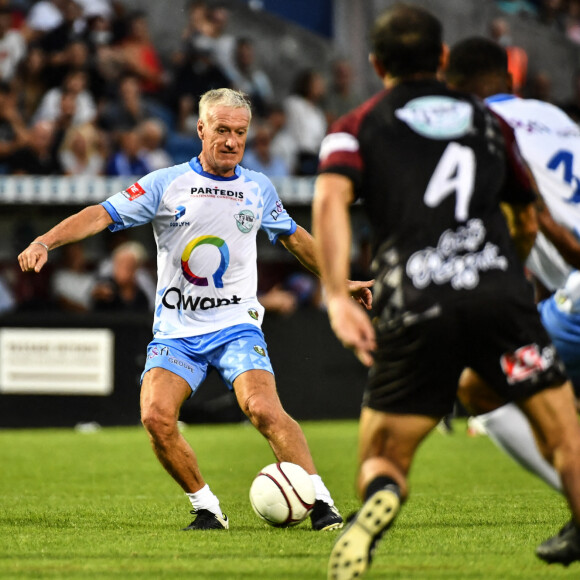 Didier Deschamps participe à la deuxième édition du match des Légendes "La revanche" au stade Chaban-Delmas à Bordeaux le 13 septembre 2021. © Thierry Breton/Panoramic/Bestimage