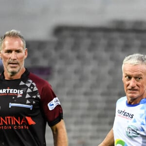 Didier Deschamps participe à la deuxième édition du match des Légendes "La revanche" au stade Chaban-Delmas à Bordeaux le 13 septembre 2021. © Thierry Breton/Panoramic/Bestimage