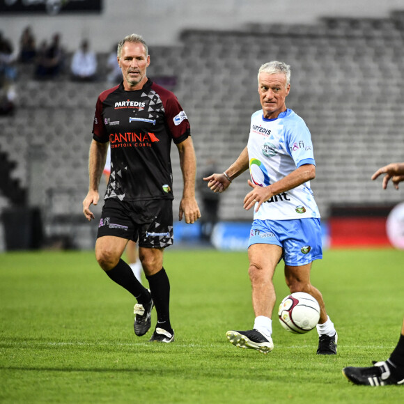 Didier Deschamps participe à la deuxième édition du match des Légendes "La revanche" au stade Chaban-Delmas à Bordeaux le 13 septembre 2021. © Thierry Breton/Panoramic/Bestimage