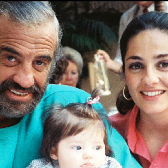 Jean-Paul Belmondo, Florence Belmondo et Annabelle.