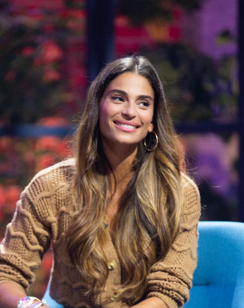 Tatiana Silva lors de la 32ème édition du Télévie, l'opération de récolte de dons de RTL Belgium au profit du Fonds de la recherche scientifique (FNRS) pour aider la lutte contre la leucémie et le cancer. Belgique, Bruxelles