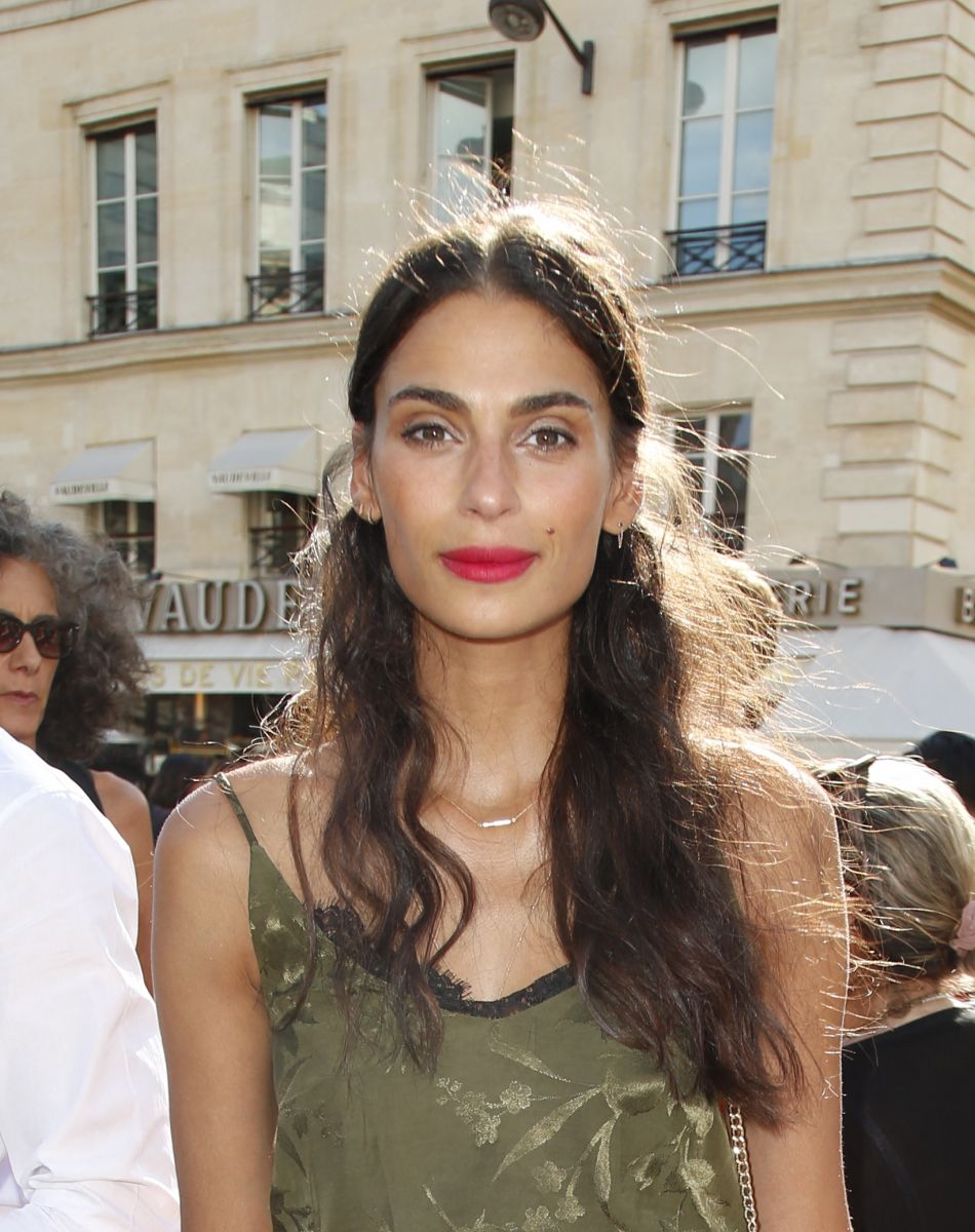 Tatiana Silva - Arrivées au défilé de mode "Fendi", collection Haute-Couture automne-hiver 2018/2019, à Paris. Le 4 juillet 2018