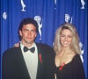 Archives - Andrew Shue et Heather Locklear à la cérémonie des Emmy Awards. 1993.