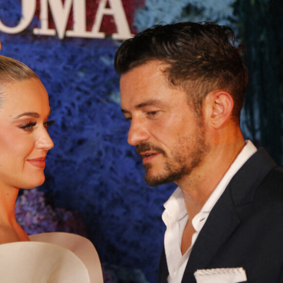 Katy Perry et son fiancé Orlando Bloom - Soirée LuisaViaRoma UNICEF Summer Gala 2021 à Capri en Italie le 31 juillet 2021.