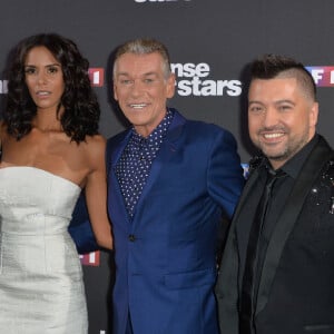 Jean-Marc Généreux, Shy'm, Patrick Dupond et Chris Marques au photocall de la saison 10 de l'émission "Danse avec les stars" (DALS) au siège de TF1 à Boulogne-Billancourt, France, le 4 septembre 2019. © Veeren/Bestimage 