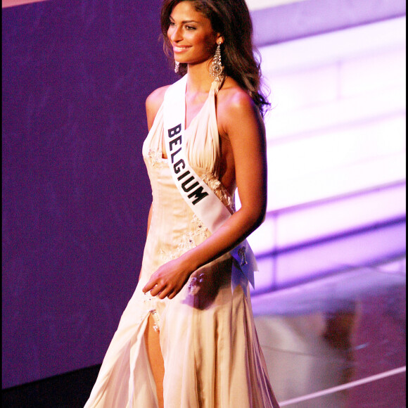 Tatiana Silva (Miss Belgique 2005) lors de sa participation au concours de Miss Univers.