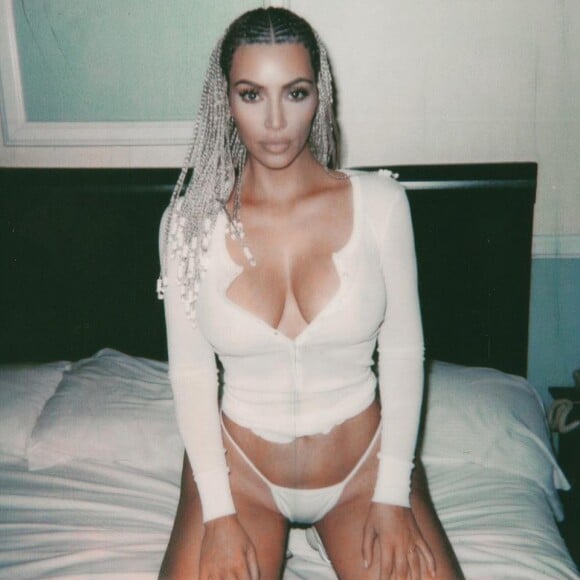 Kim Kardashian photographiée par Marcus Hyde. Janvier 2018.