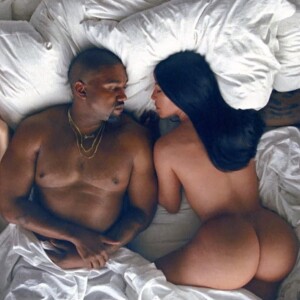 Taylor Swift, Kanye West et Kim Kardashian dans le clip de la chanson "Famous" de Kanye West.