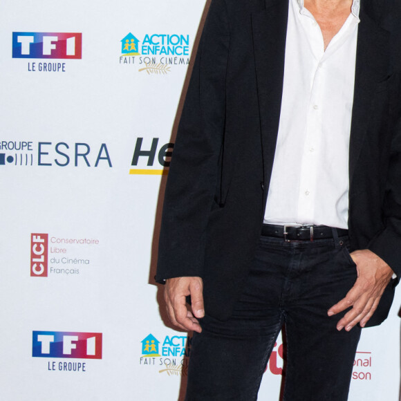 Christophe Carrière, Fabienne Carat (enceinte), Romane Serda, guest - Soirée de gala "Action Enfance fait son cinéma" au Grand Rex à Paris, le 20 septembre 2021. © Pierre Perusseau/Bestimage