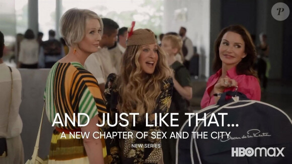 Bande-annonce de la nouvelle mini série "And Just Like That" avec les membres du casting original de "Sex and the City" Sarah Jessica Parker, Cynthia Nixon et Kristin Davis. Le 20 septembre 2021.