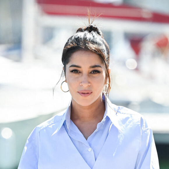 Leila Bekhti - Photocall lors du Festival de la Fiction de La Rochelle. Le 17 septembre 2021  