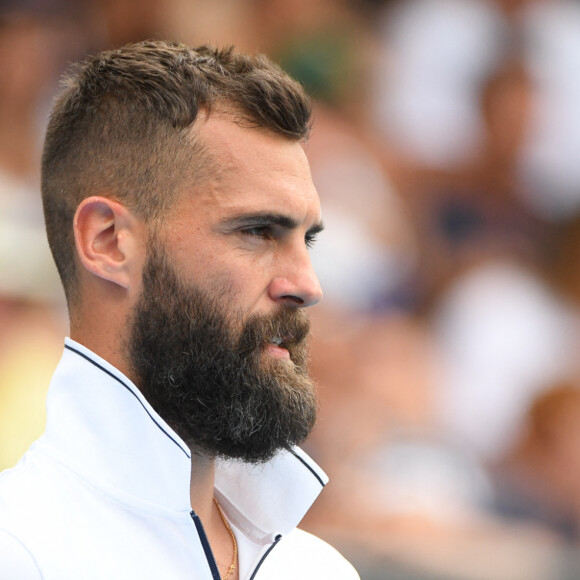 Benoît Paire (France) lors de l'Open d'Australie de tennis à Melbourne, Australie, le 21 janvier 2020. © Chryslene Caillaud/Panoramic/Bestimage