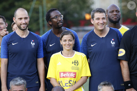 Laure Boulleau - Match de football caritatif entre le Variétés Club de France contre l'équipe de France des Parlementaires au profit de la Fondation des Hôpitaux au stade Emile Anthoine. © Marc Ausset-Lacroix/Bestimage