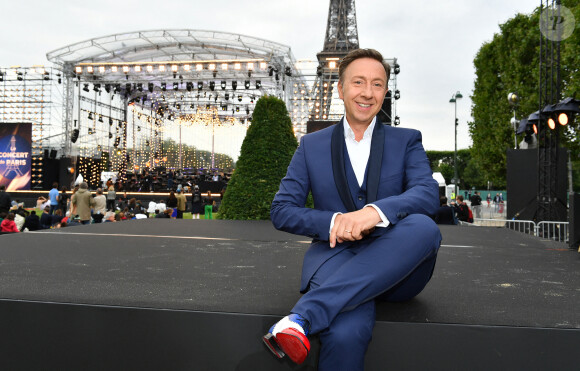 Exclusif - Stéphane Bern en backstage lors de l'évènement "Le Concert de Paris" depuis le Champ-de-Mars à l'occasion de la Fête Nationale du 14 Juillet 2021. © Perusseau-Veeren/Bestimage
