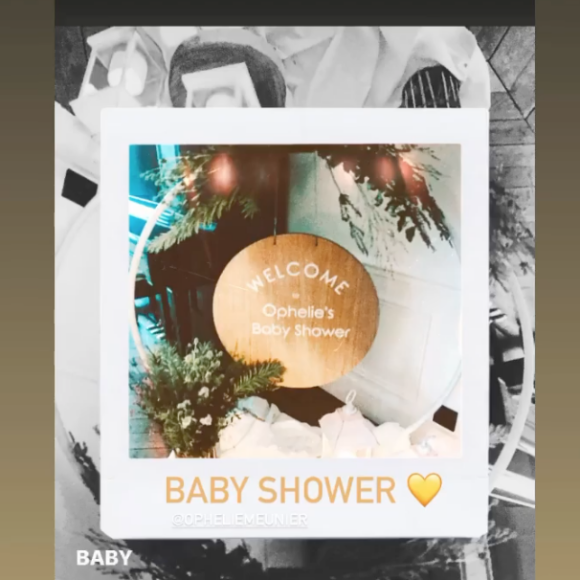 Ophelie Meunier célèbre sa baby shower n°2 le 26 septembre 2021.