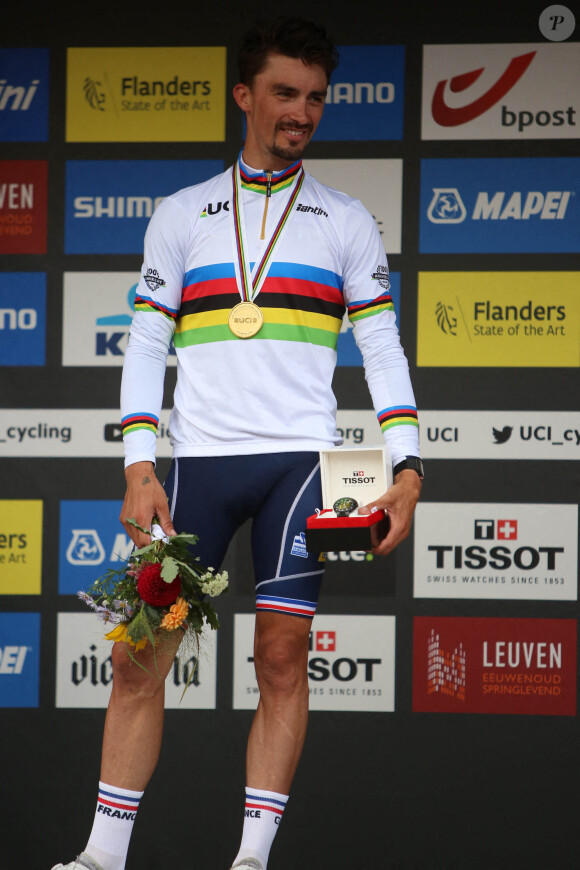 Julian Alaphilippe - Championnats du Monde UCI - Elite Hommes à Leuven en Belgique, le 26 septembre 2021.