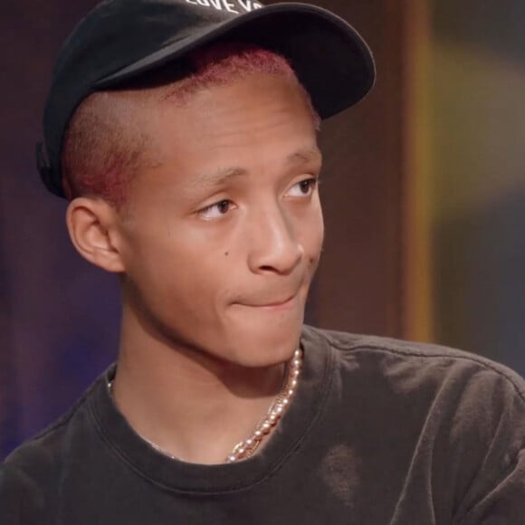 Jaden Smith se confie sur ses problèmes d'alimentation dans le talk show "Red Table Talk", le 17 décembre 2019.