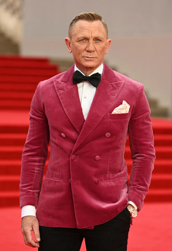 Daniel Craig à la première mondiale du nouvel opus de James Bond, "No Time To Die" au Royal Albert Hall à Londres, le 28 septembre 2021. 