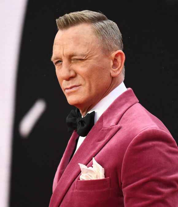 Daniel Craig - Avant-première mondiale du film "James Bond - Mourir peut attendre (No Time to Die)" au Royal Albert Hall à Londres, le 28 septembre 2021. 
