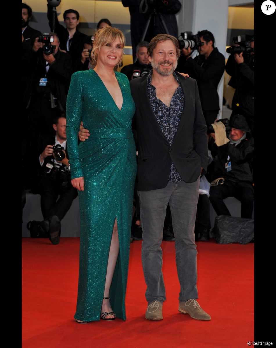 Mathieu Amalric, Emmanuelle Seigner - Première du film "At Eternity's Gate" lors du 75e Festival du film de Venise, la Mostra le 3 septembre 2018.